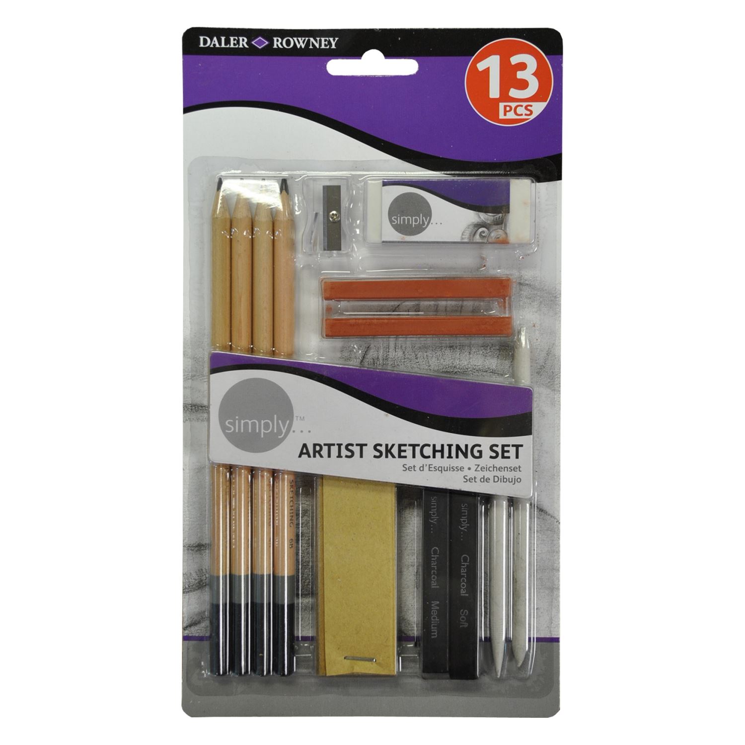 Simply 13 Parça Artist Sketching Set