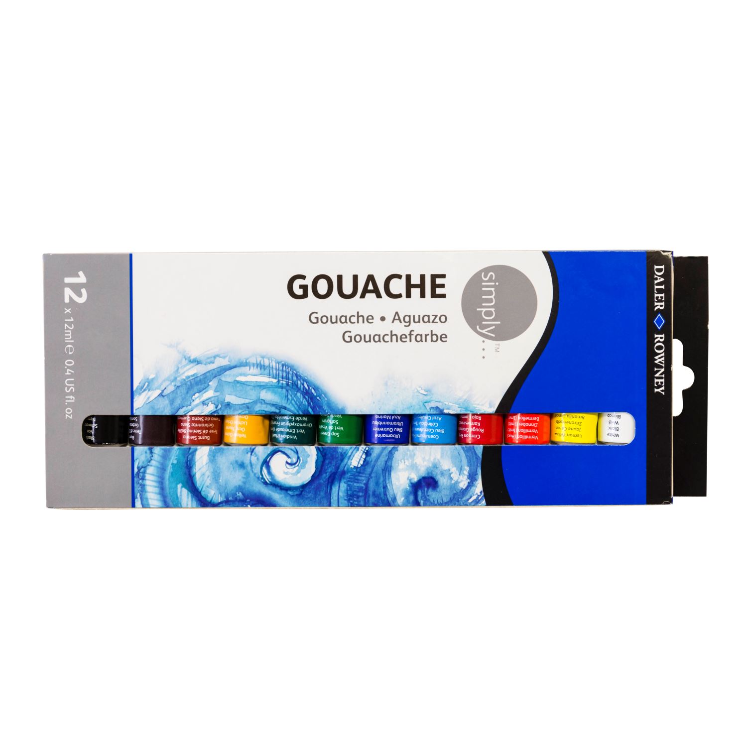 Daler Rowney Simply Gouache Set 12 x 12 ml