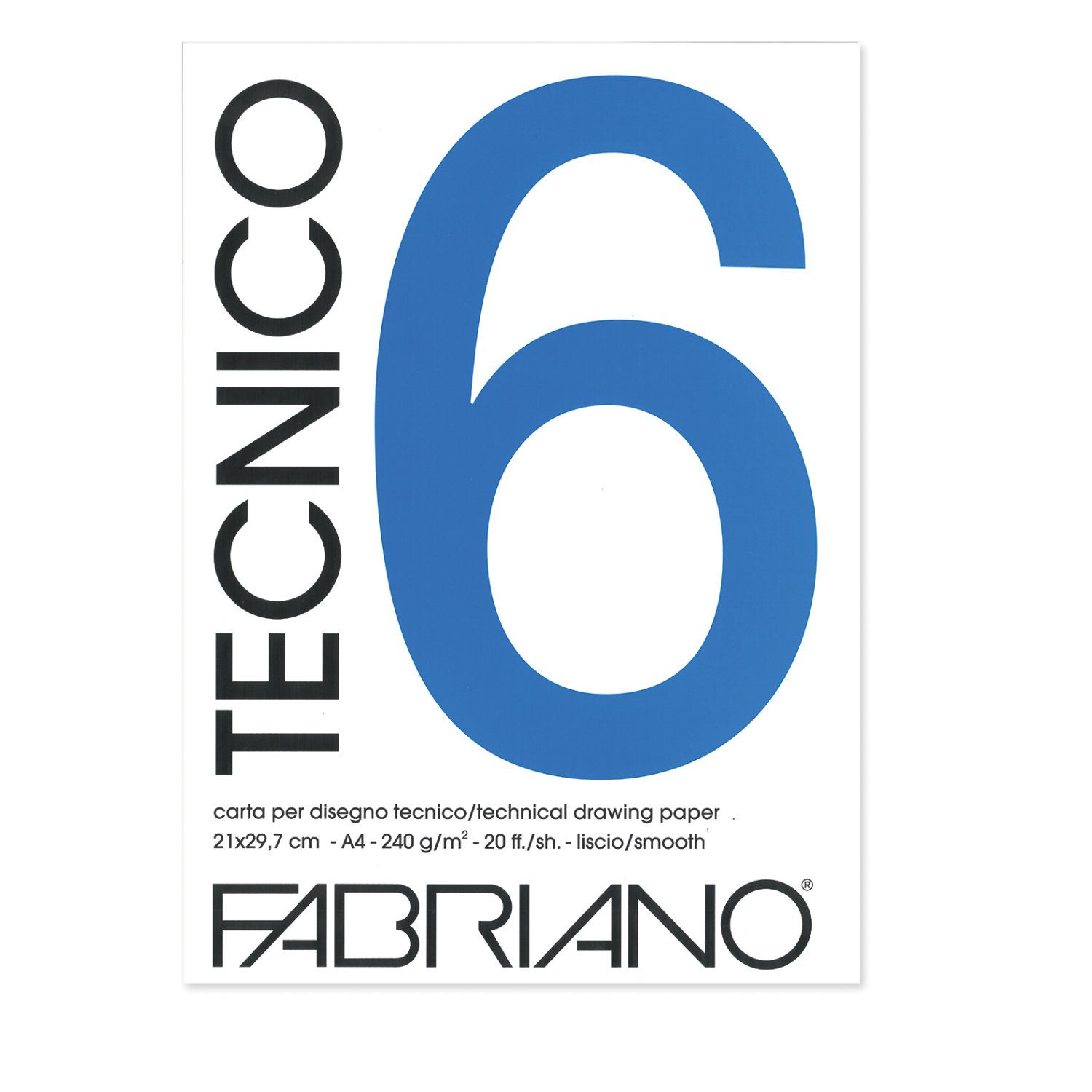 Fabriano Technico 6, альбом для рисования A3, 220 г/м²