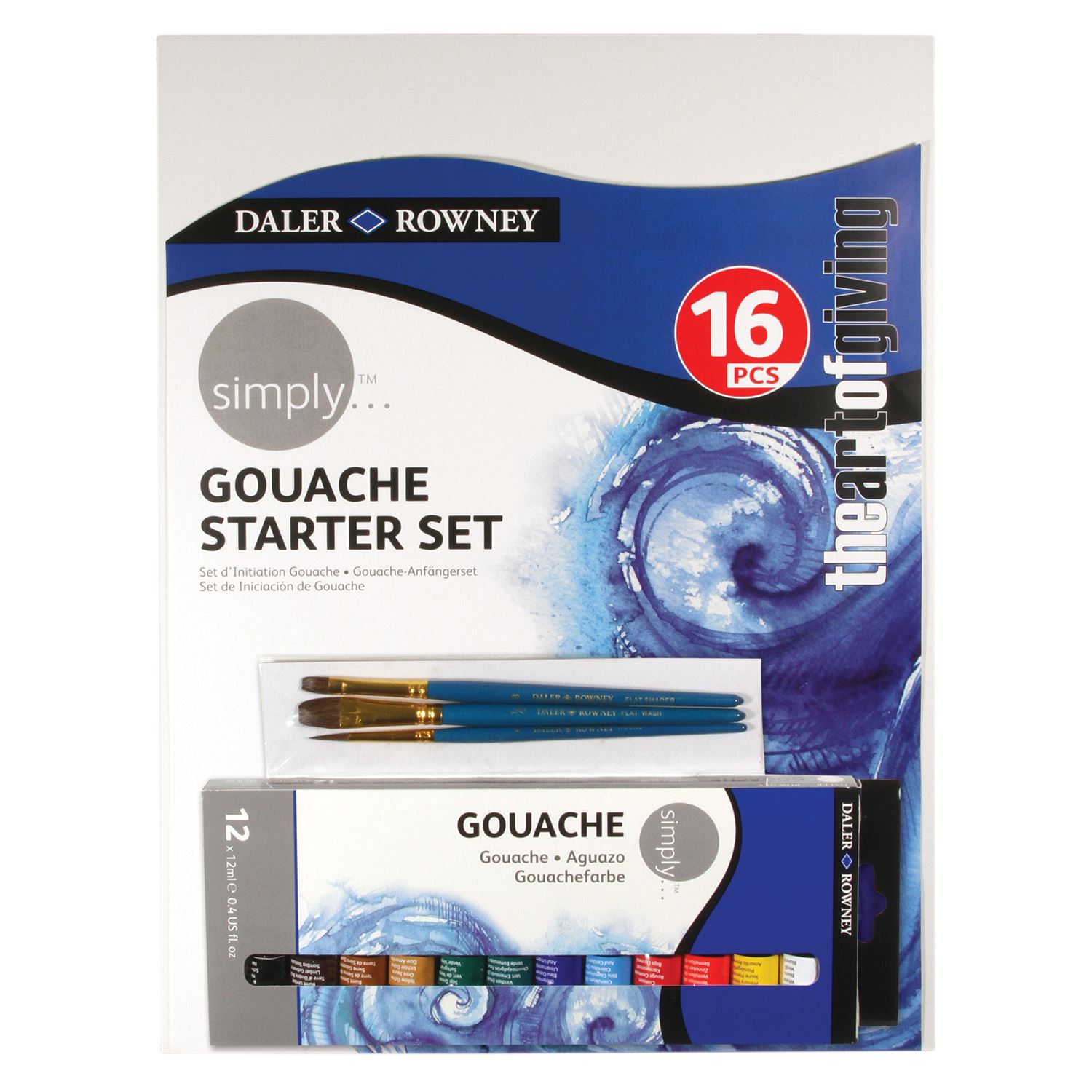 Daler Rowney Simply — стартовый набор гуаши 126100005