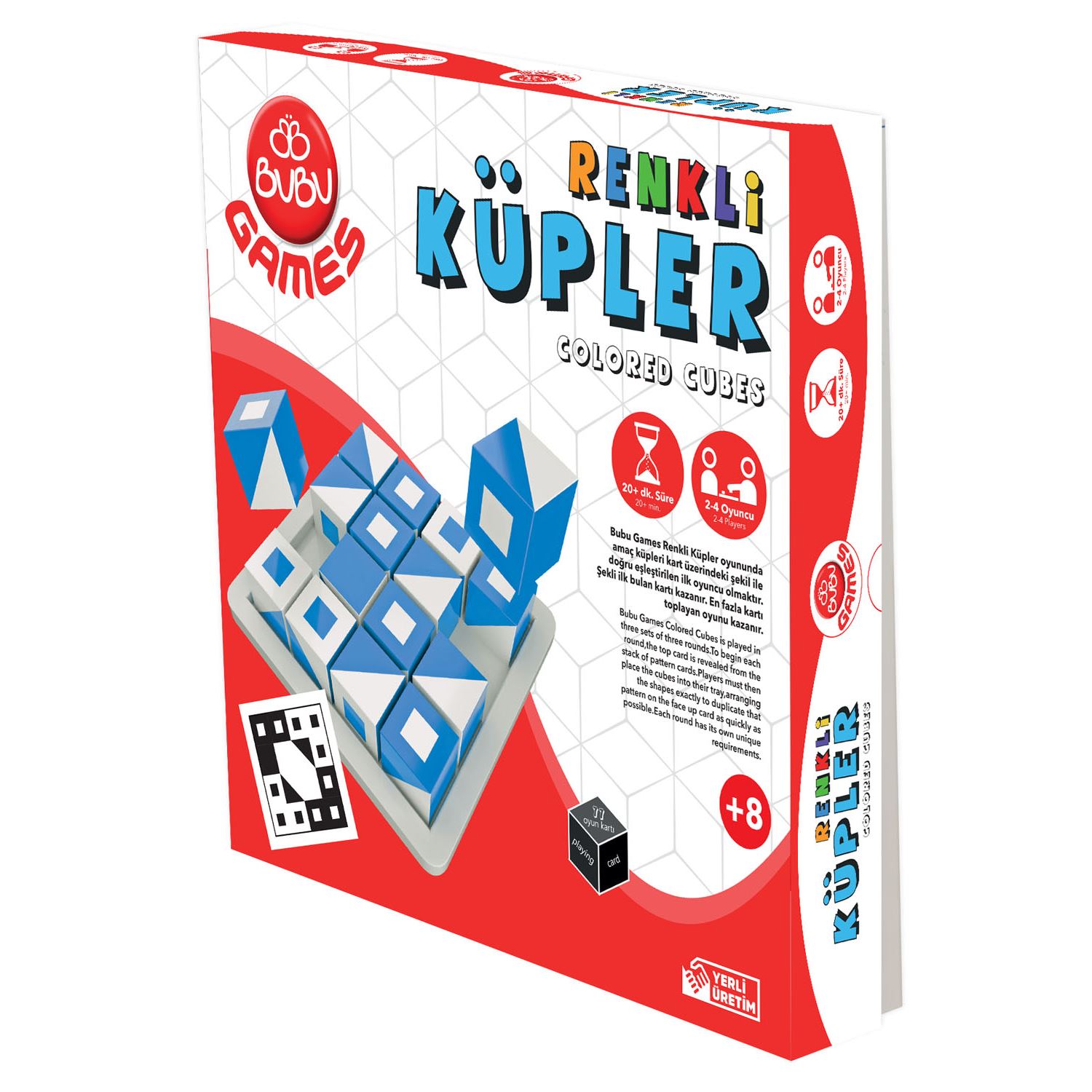BU-BU Games Цветные кубики BUBU-GM0038
