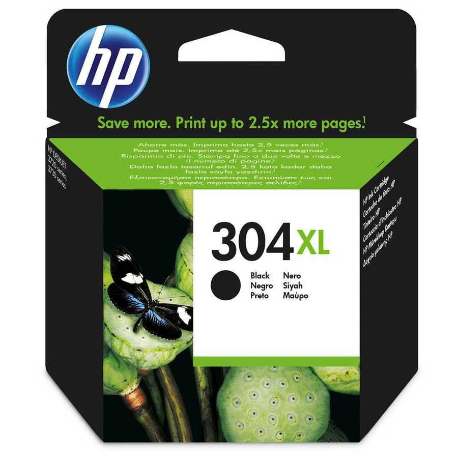 HP 304XL YÜKSEK KAPASİTE SİYAH KARTUŞ N9K08A