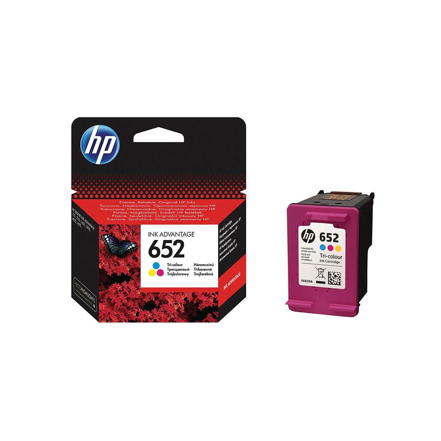 HP 652C Colour Ink Cartridge