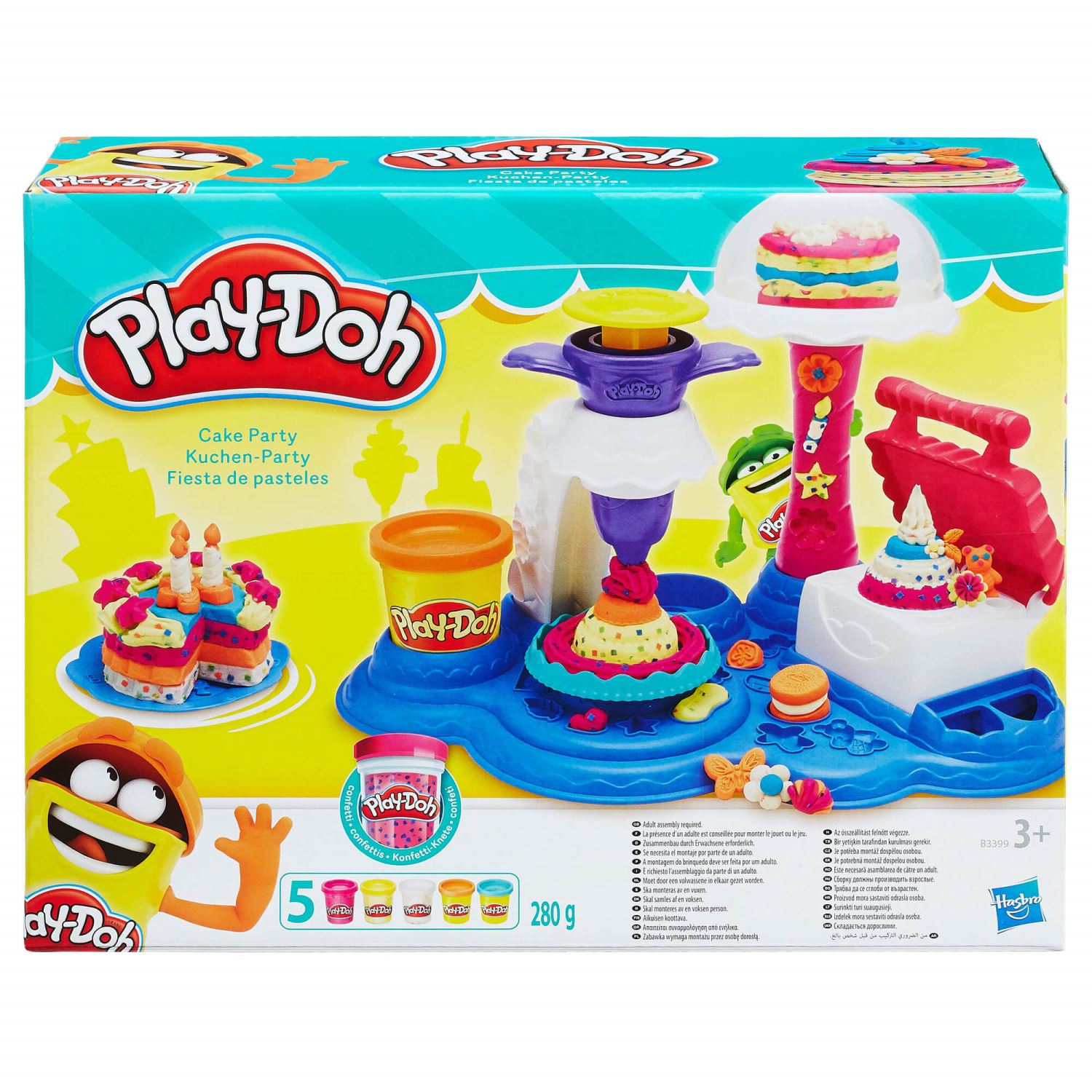 Play-Doh B3399 Cake Party Play Dough Set