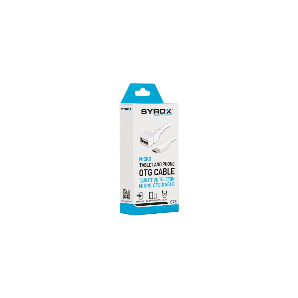 Syrox OTG/1,0A C78 кабель Micro USB