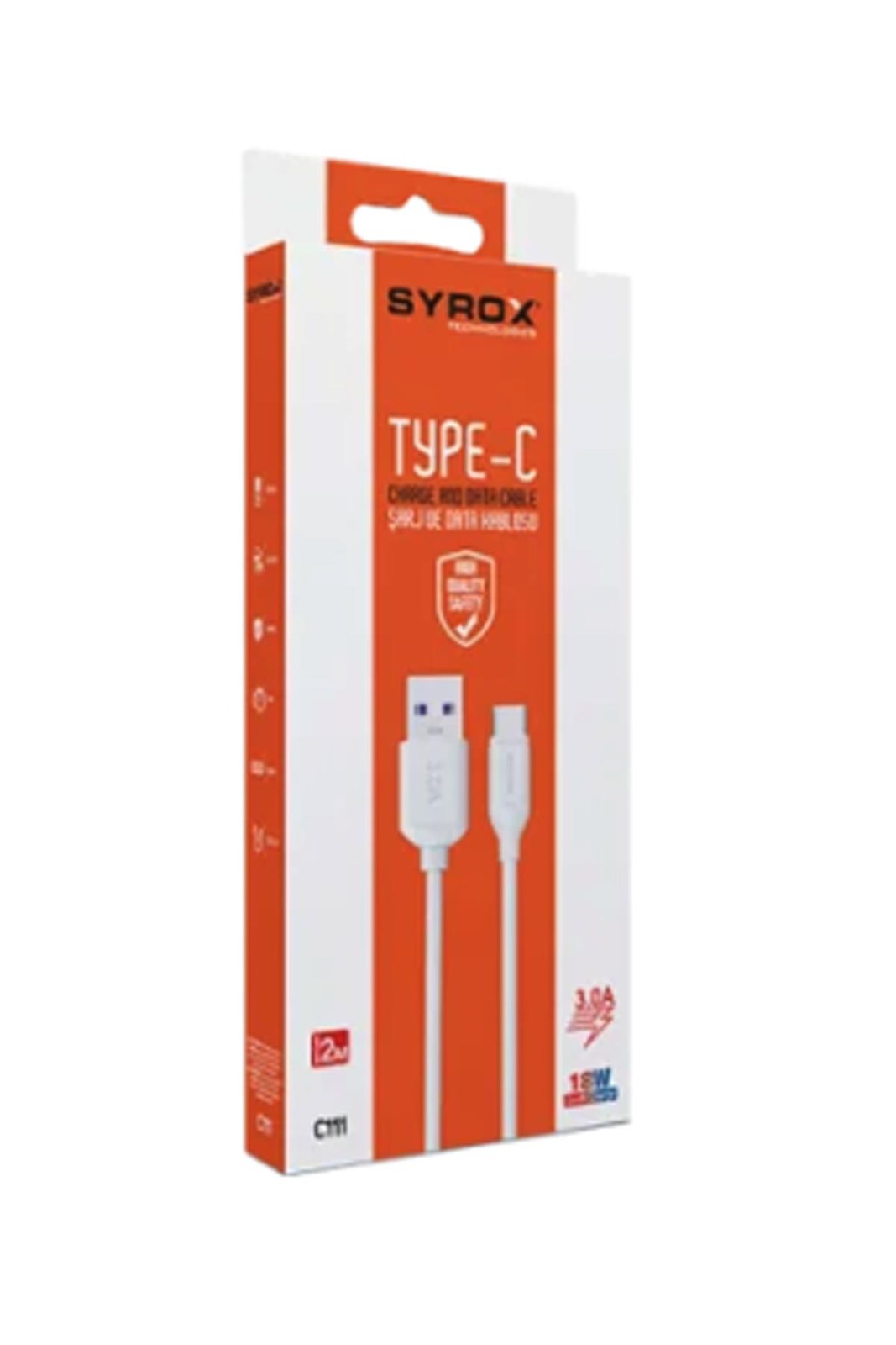 Syrox C111 18W кабель Type-C для быстрой зарядки