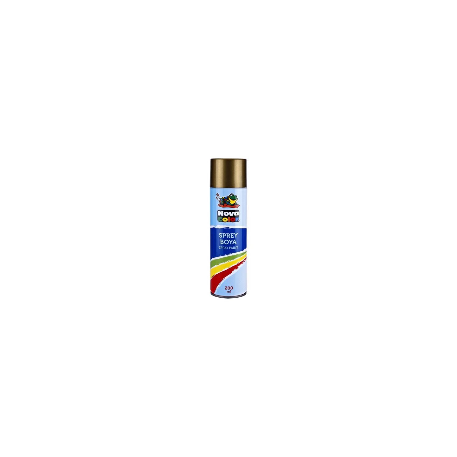 Nova Color NC-811, золотая аэрозольная краска, 200 мл