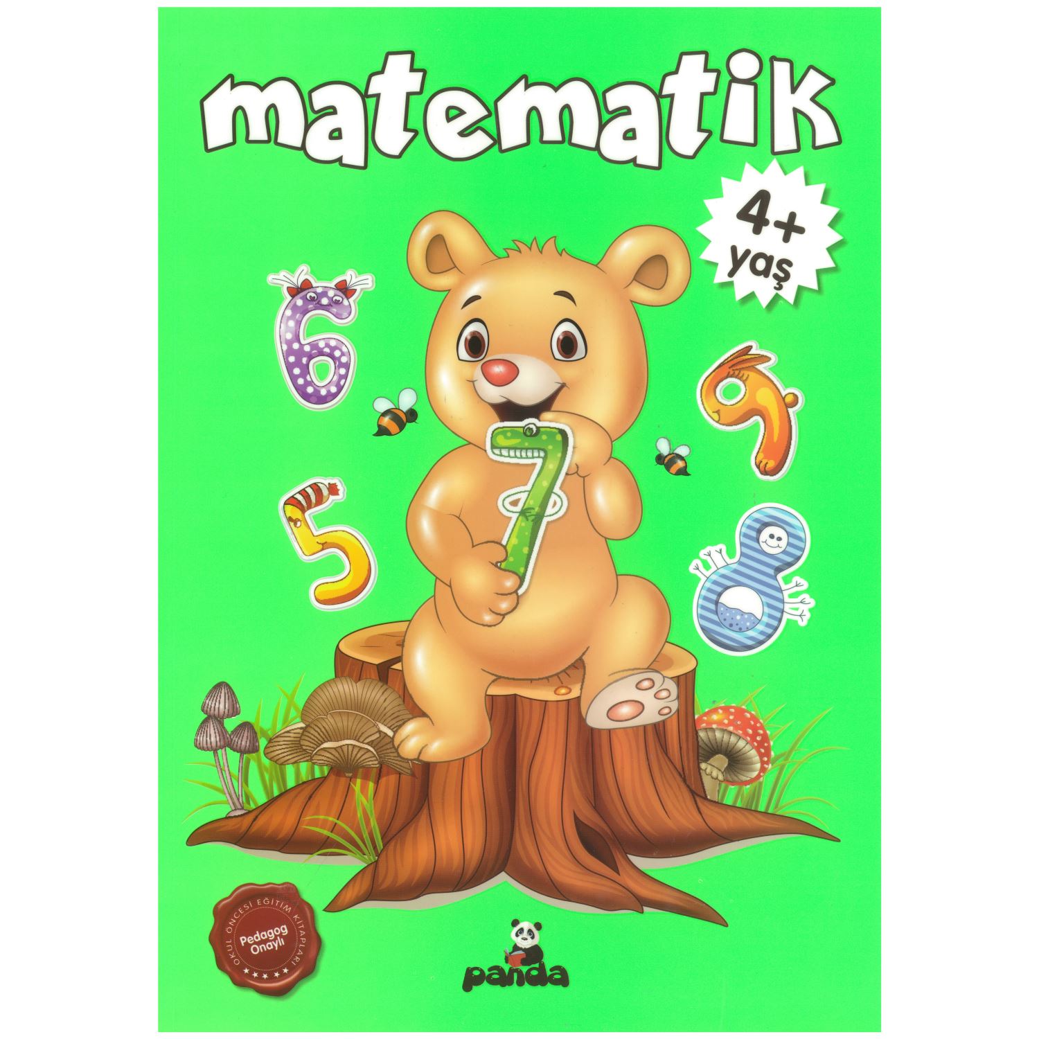 Beyaz Panda Yayınları Matematik 4 Yaş Çocuk Etkinlik Kitabı
