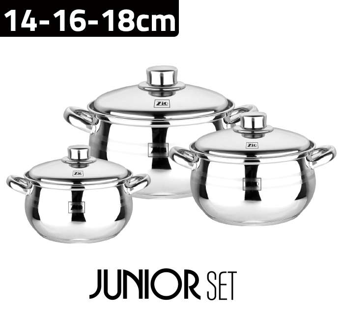 Newal Z1018 Classic Cookware Set (14-16-18 cm)