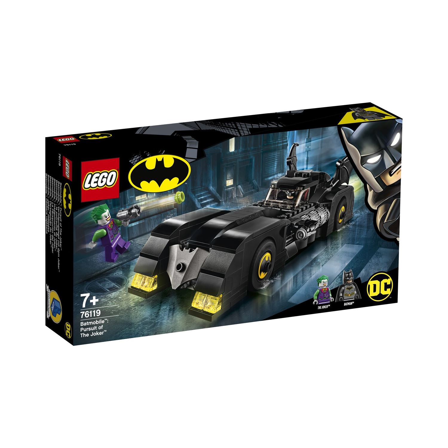 LEGO DC Super Heroes Batmobile™: Joker™ Takibi 76119 Yapım Seti 7+ Yaş