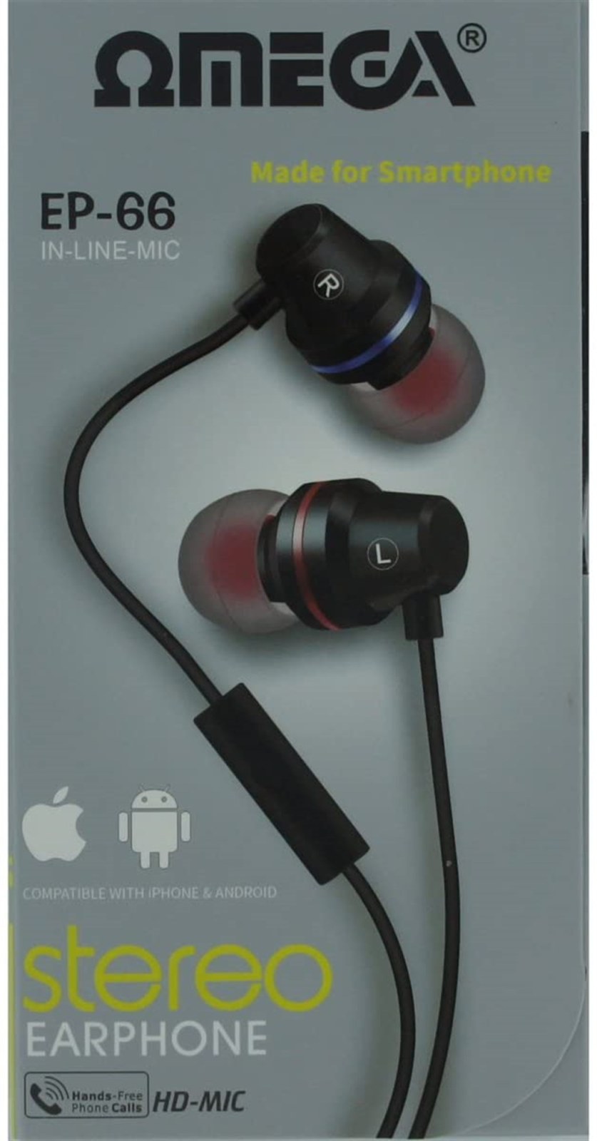 OMEGA EP-66 EARPHONE MİKROFONLU KULAKLIK