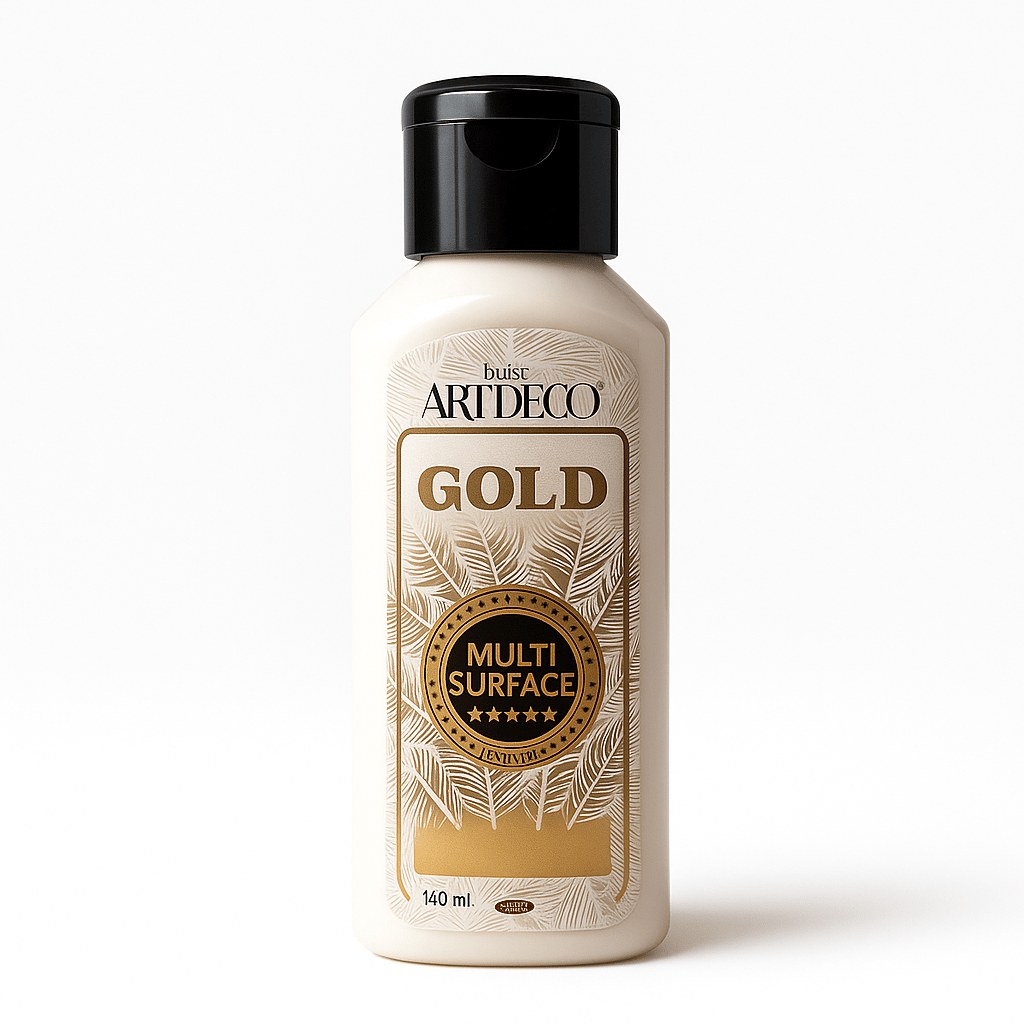 Artdeco Gold Multi-Surface Acrylic Paint, White, 140 ml