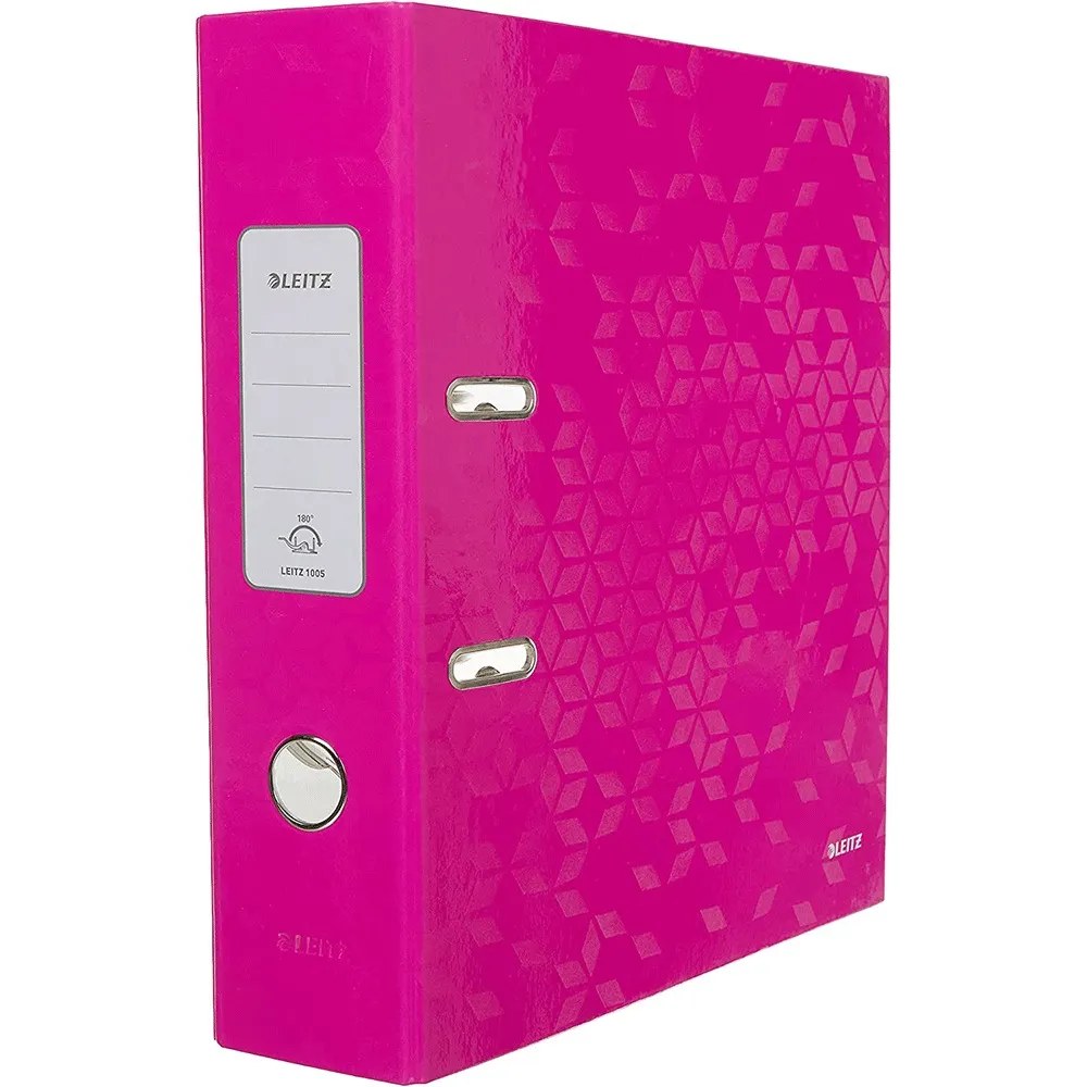 Leitz WOW Klasör 180° Geniş PEMBE