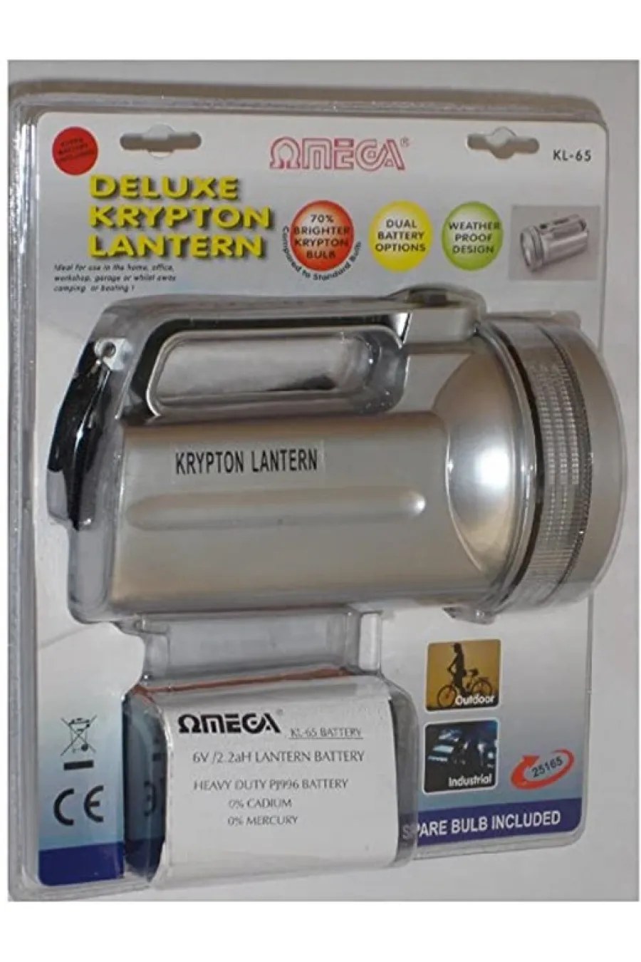 Omega 25165 KL-65 криптоновый фонарь 4W