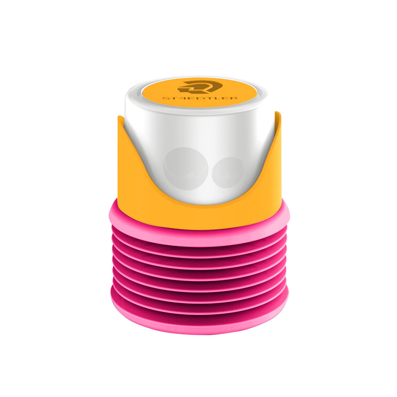 Staedtler 513 007P Twist Double-Hole Pencil Sharpener Pink/Orange