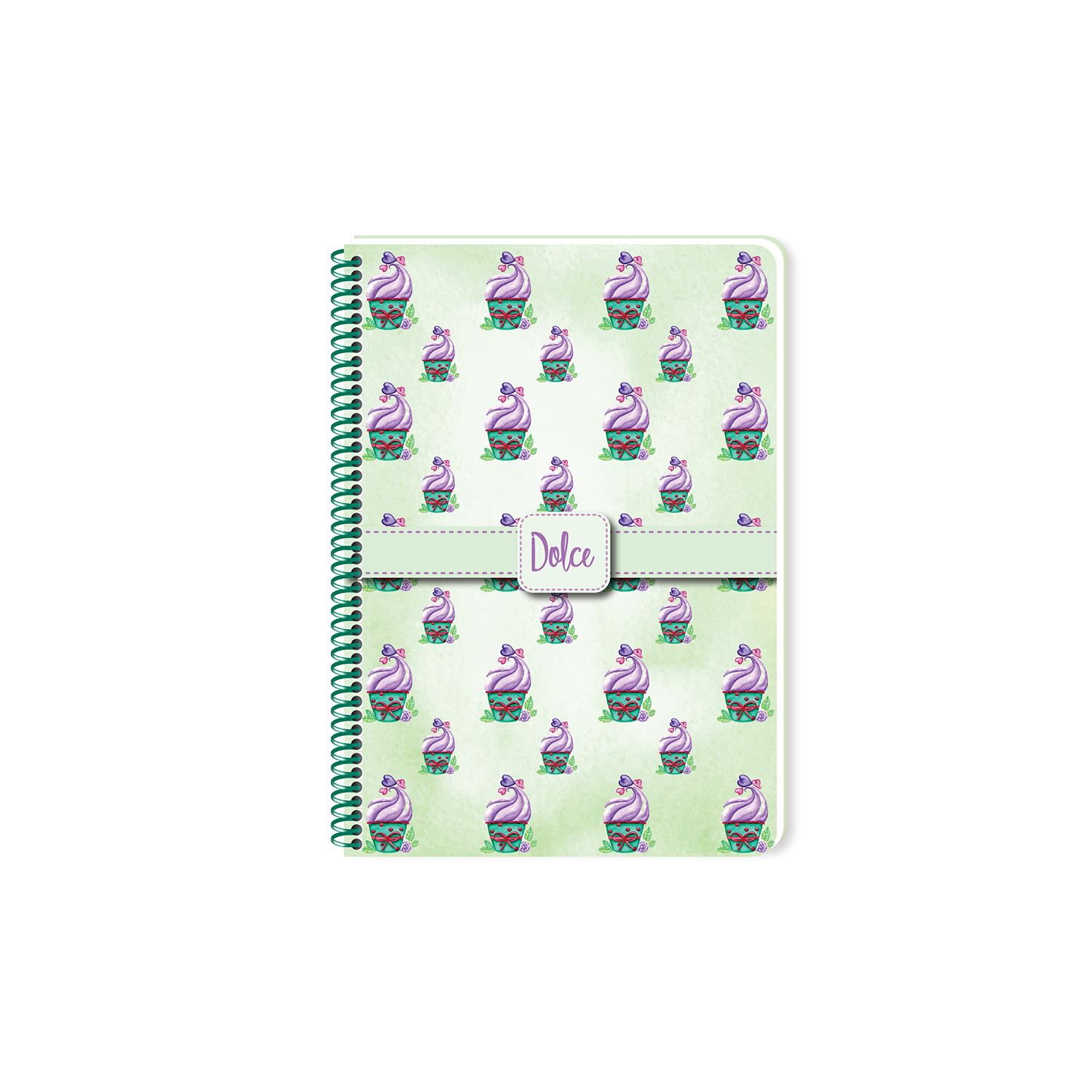 Keskin A4 80 Yaprak Çizgili Dolce Defter Cupcake