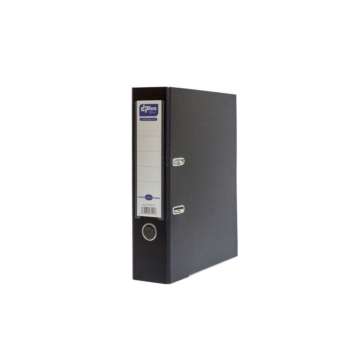 DPLUS B3230L-TE BLACK, широкая чёрная папка-регистратор