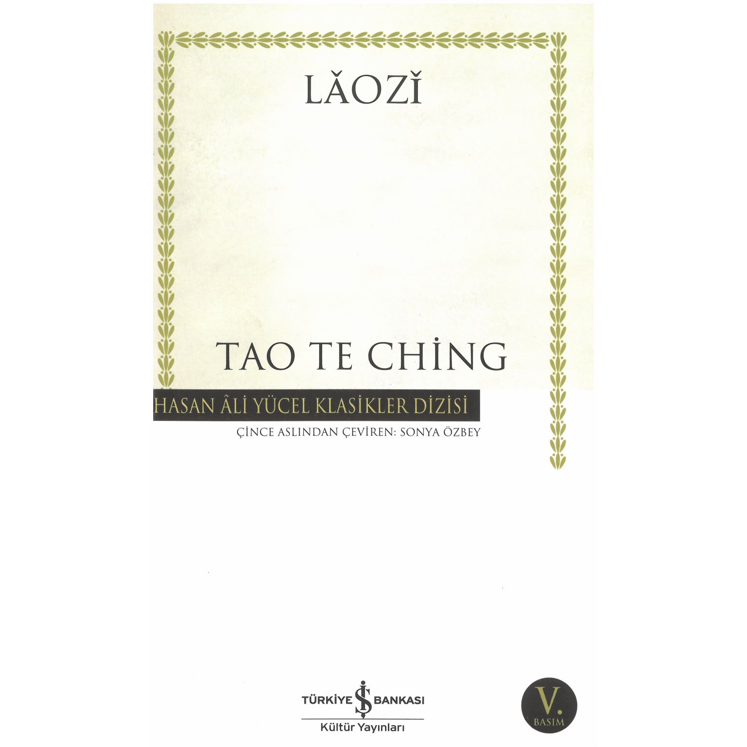Tao Te Ching Hasan Ali Yücel Klasikler
