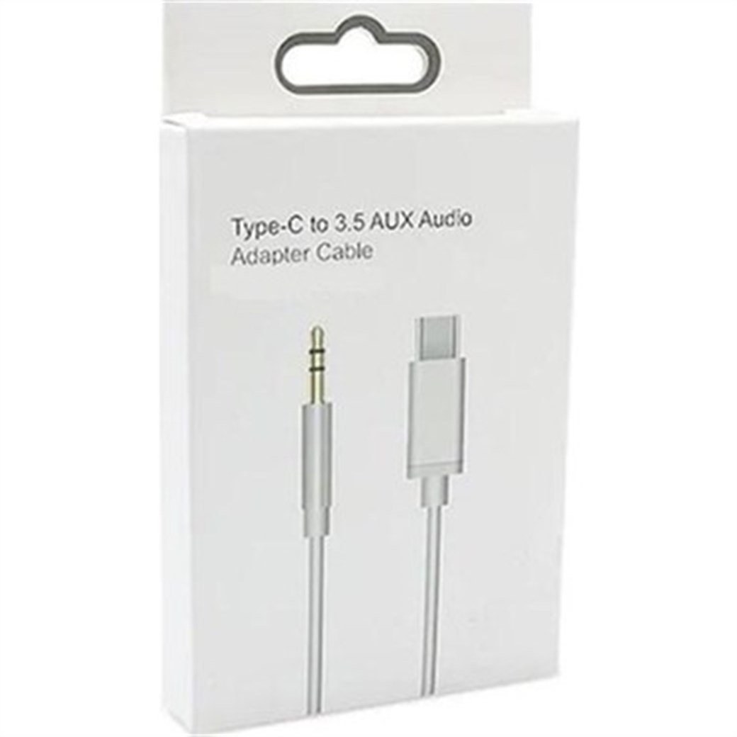 Syrox JH030 TYPEC AUX кабель-переходник Type-C — 3,5 мм AUX, 1 м, белый