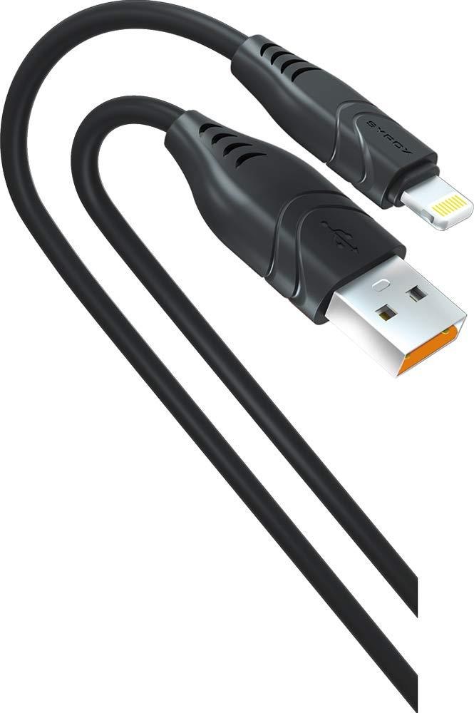 Syrox C104 USB–Lightning, силиконовый кабель, 1 м