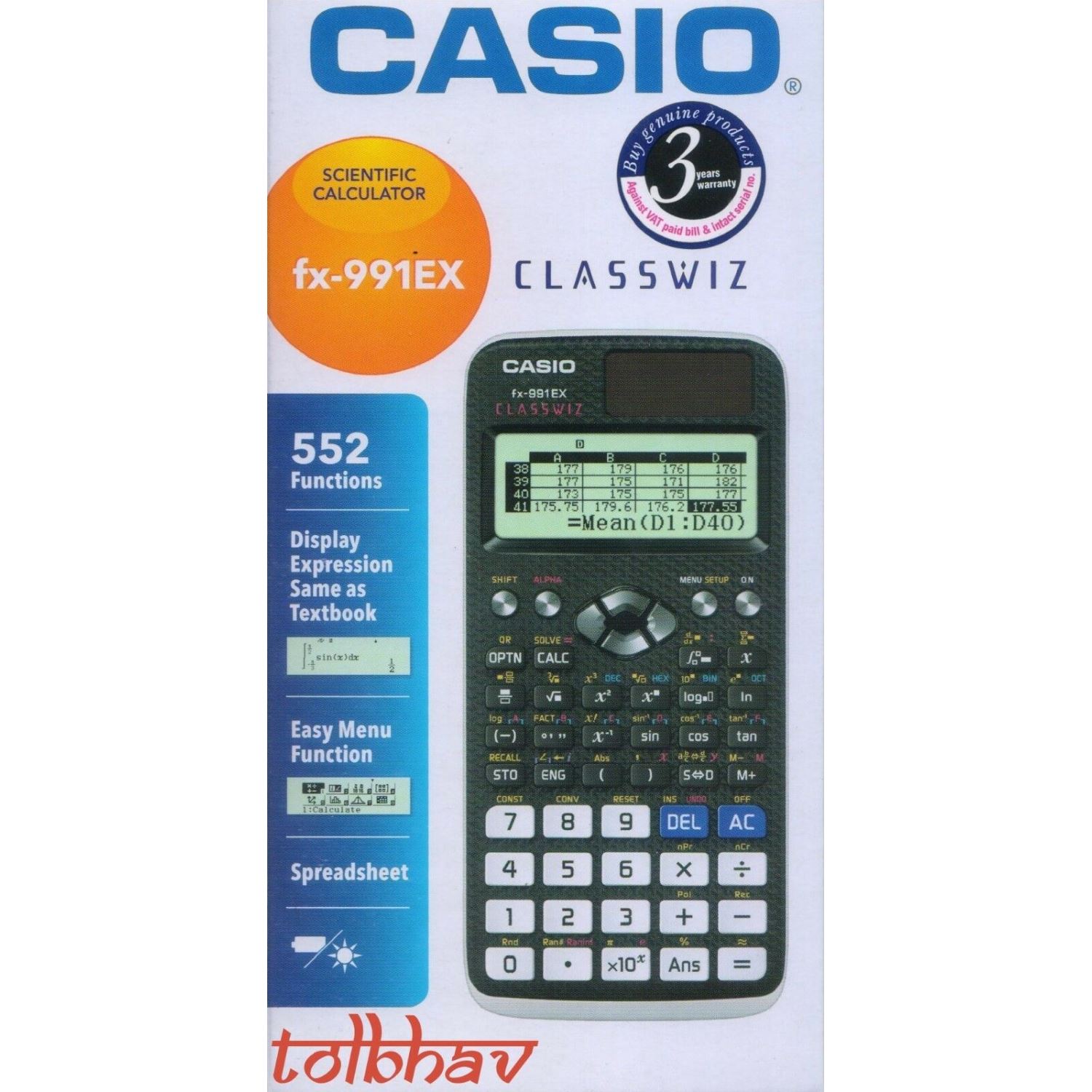 Casio MX-12B Masa Üstü Hesap Makinesi Pembe-Mavi