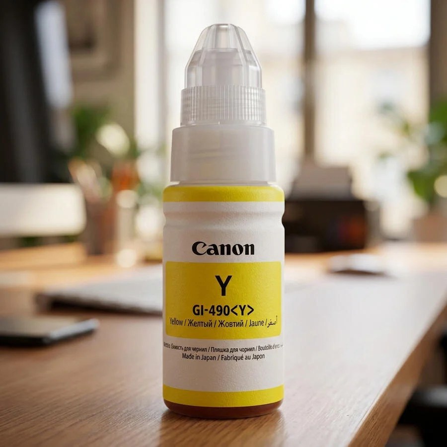 Canon GI-490Y — жёлтые чернила