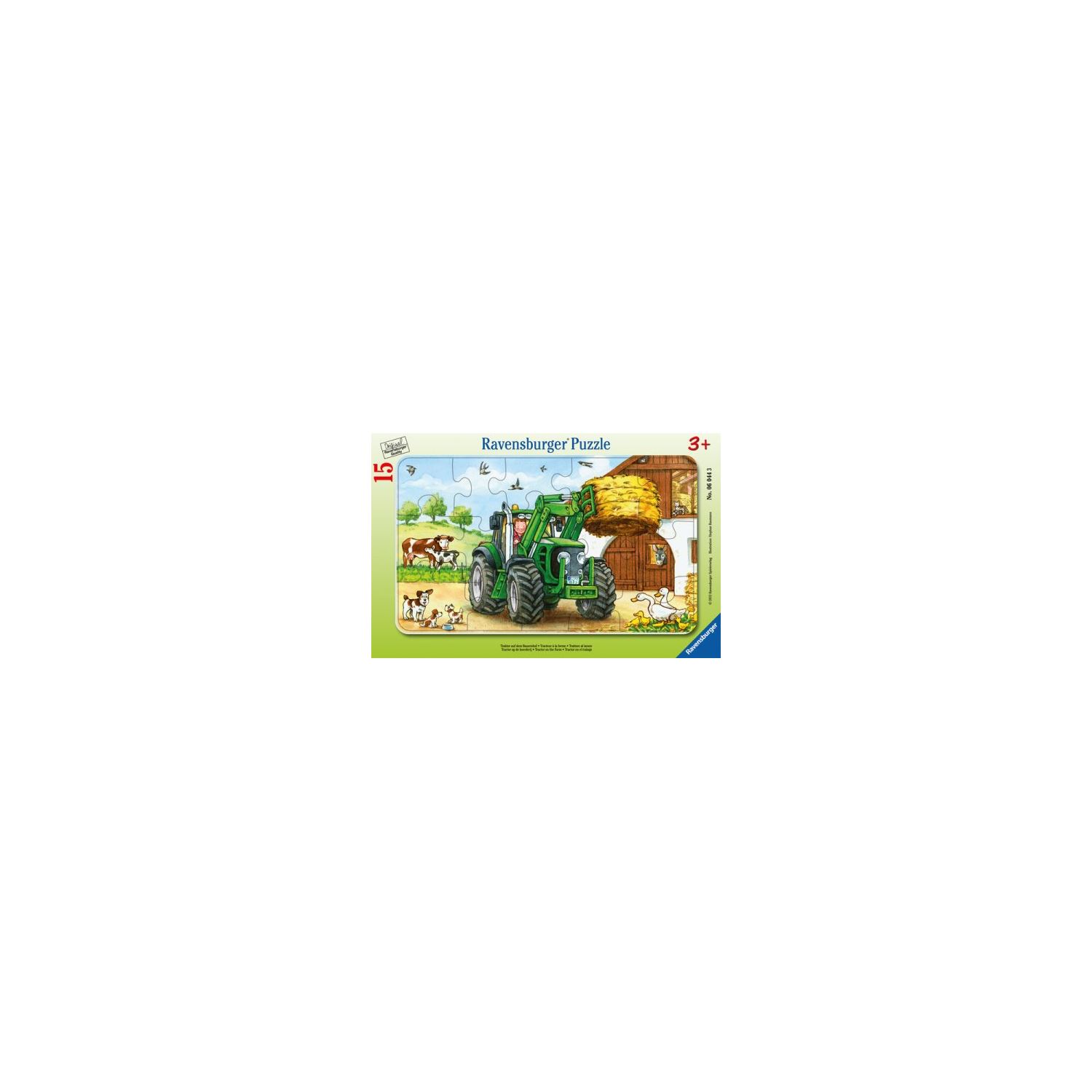 Ravensburger Tractor Çerçeveli Çocuk Puzzle