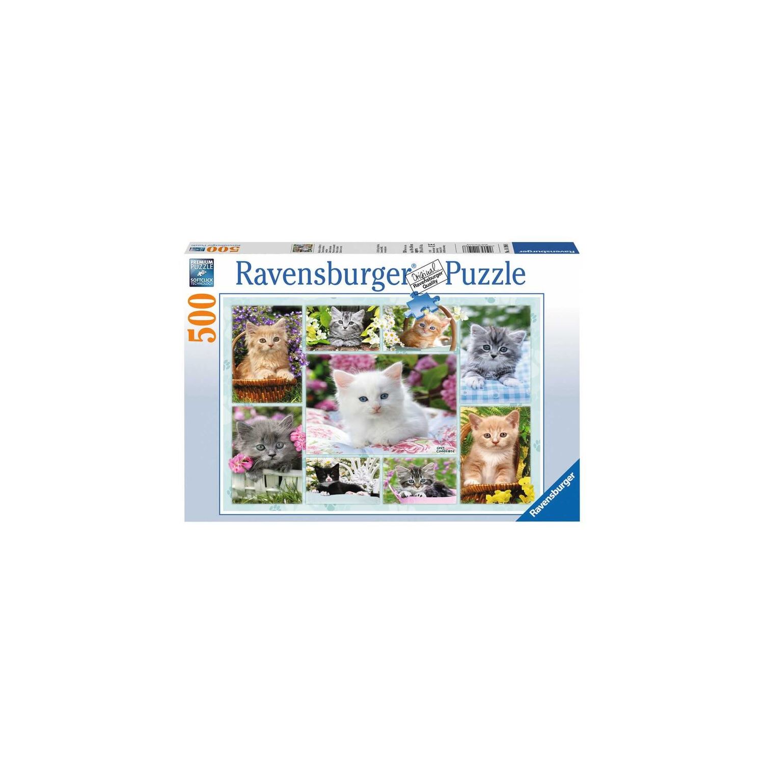 Ravensburger Cats in Baskets 500-Piece Adult Jigsaw Puzzle