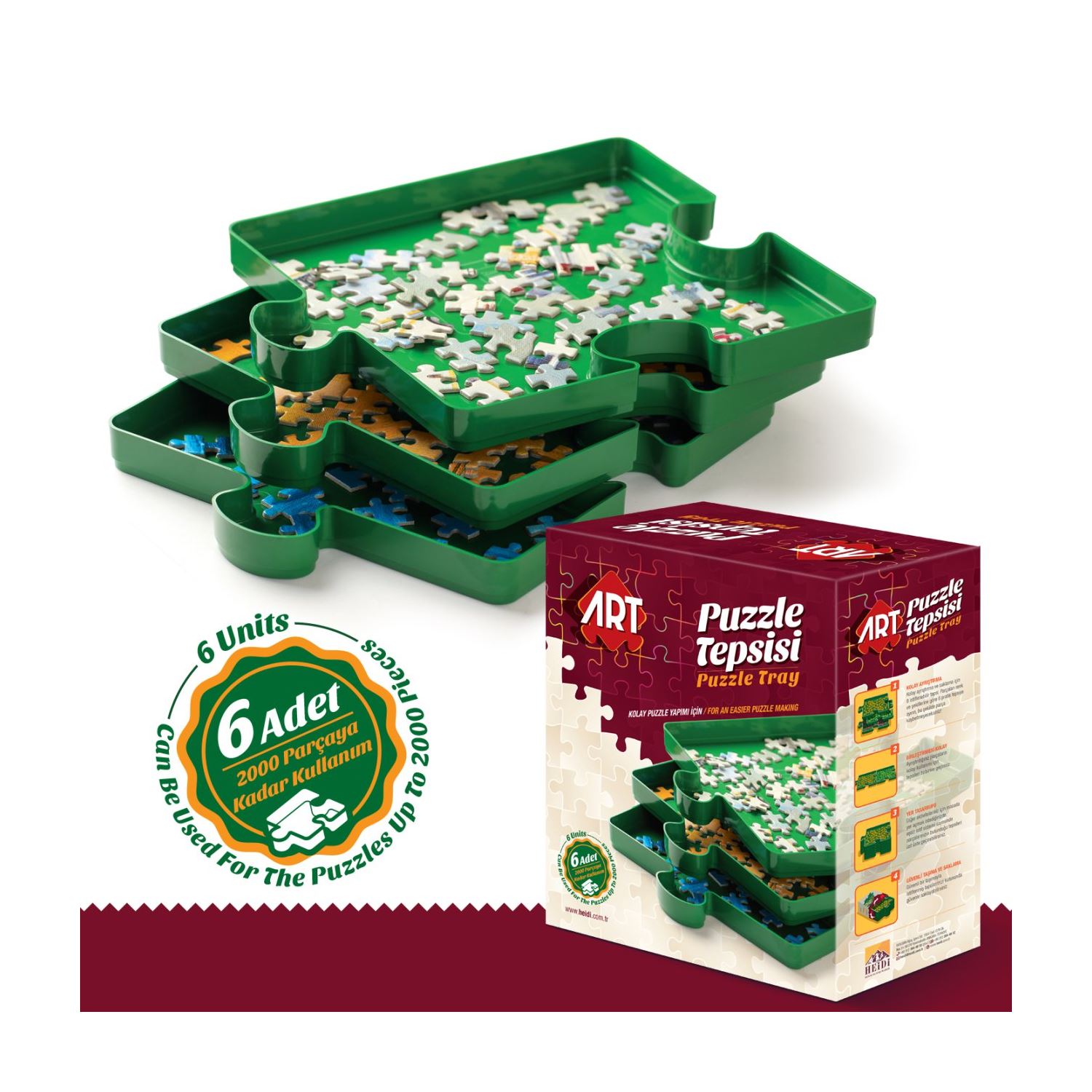 Art Puzzle 904 Puzzle Tray