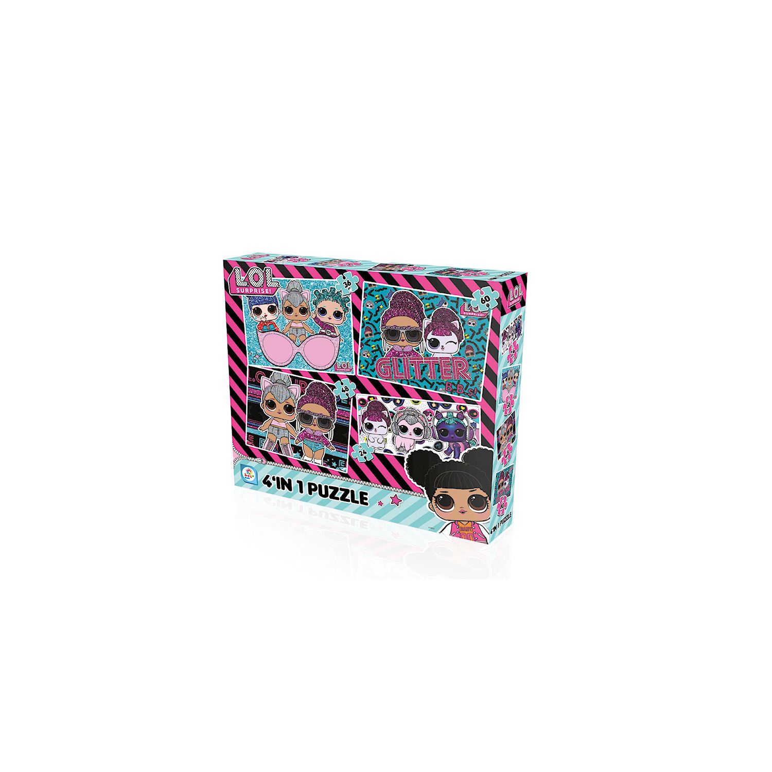Laço Kids LOL 4-in-1 Jigsaw Puzzle LOL7618