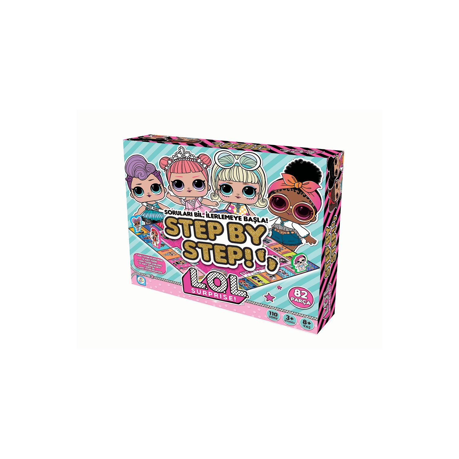 Laço Kids LOL Step By Step — детская настольная игра, 82 детали