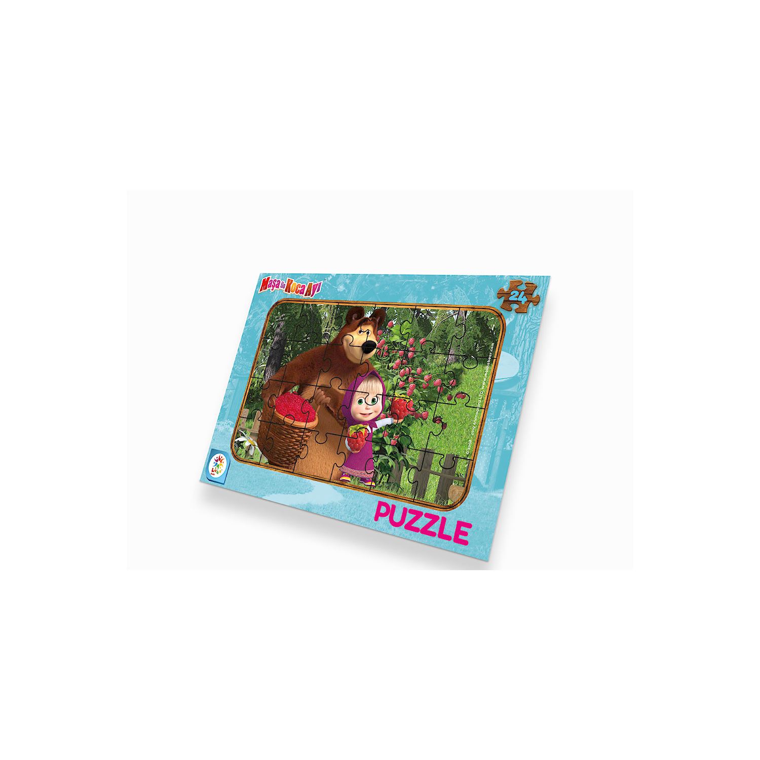 Laço Kids MS 7537 Masha and the Bear 24-Piece Frame Puzzle