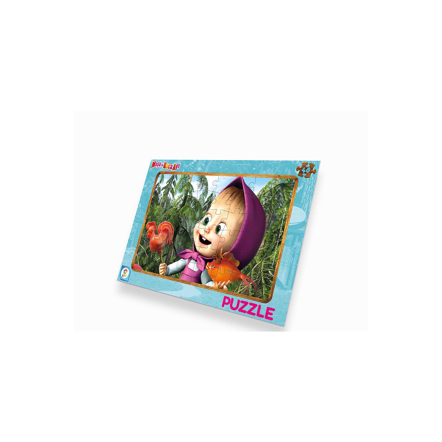 Laço Kids Masha and the Bear Masha 48-Piece Frame Puzzle MS7538