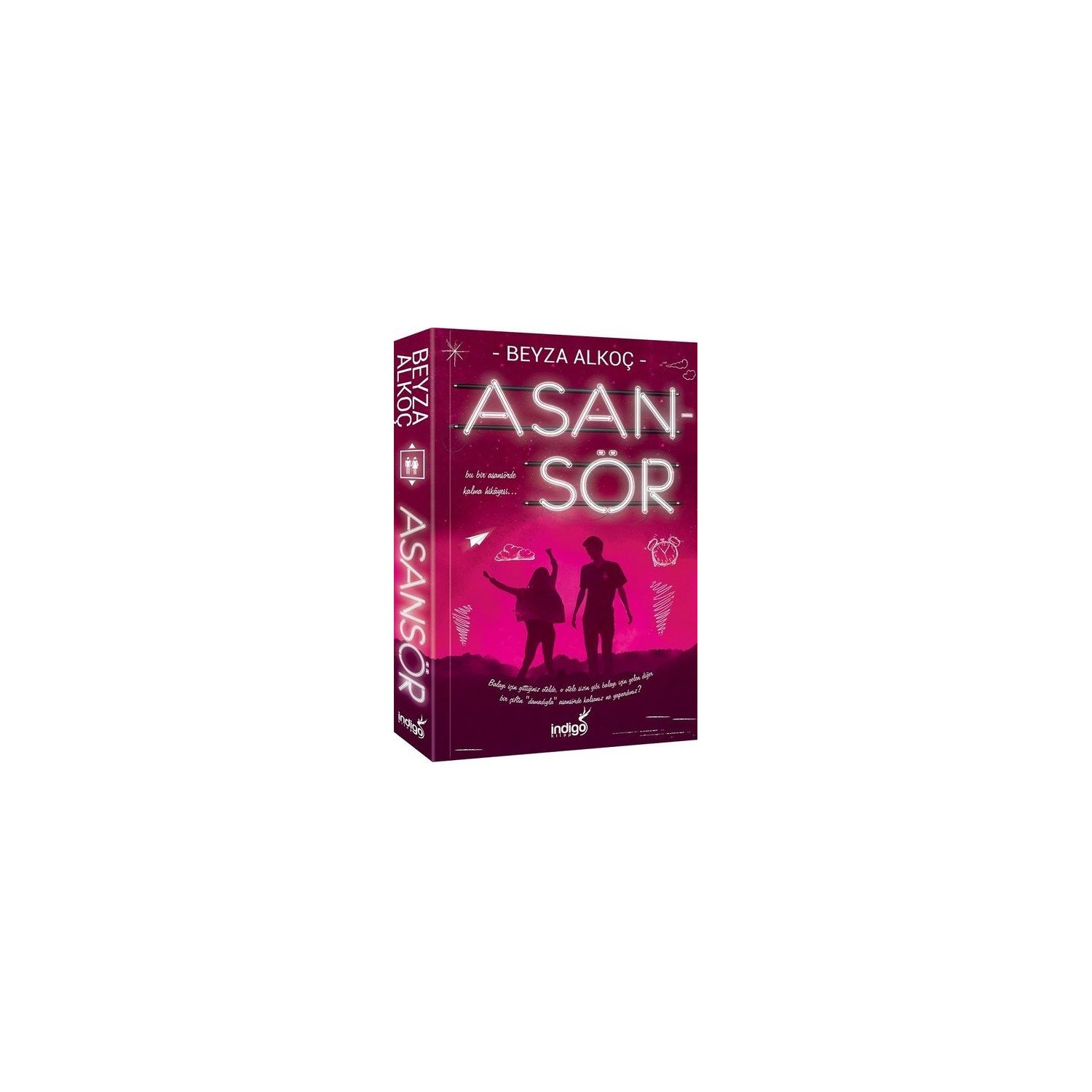 İndigo Kitap Asansör Gençlik Romanı Türkçe Karton Kapak