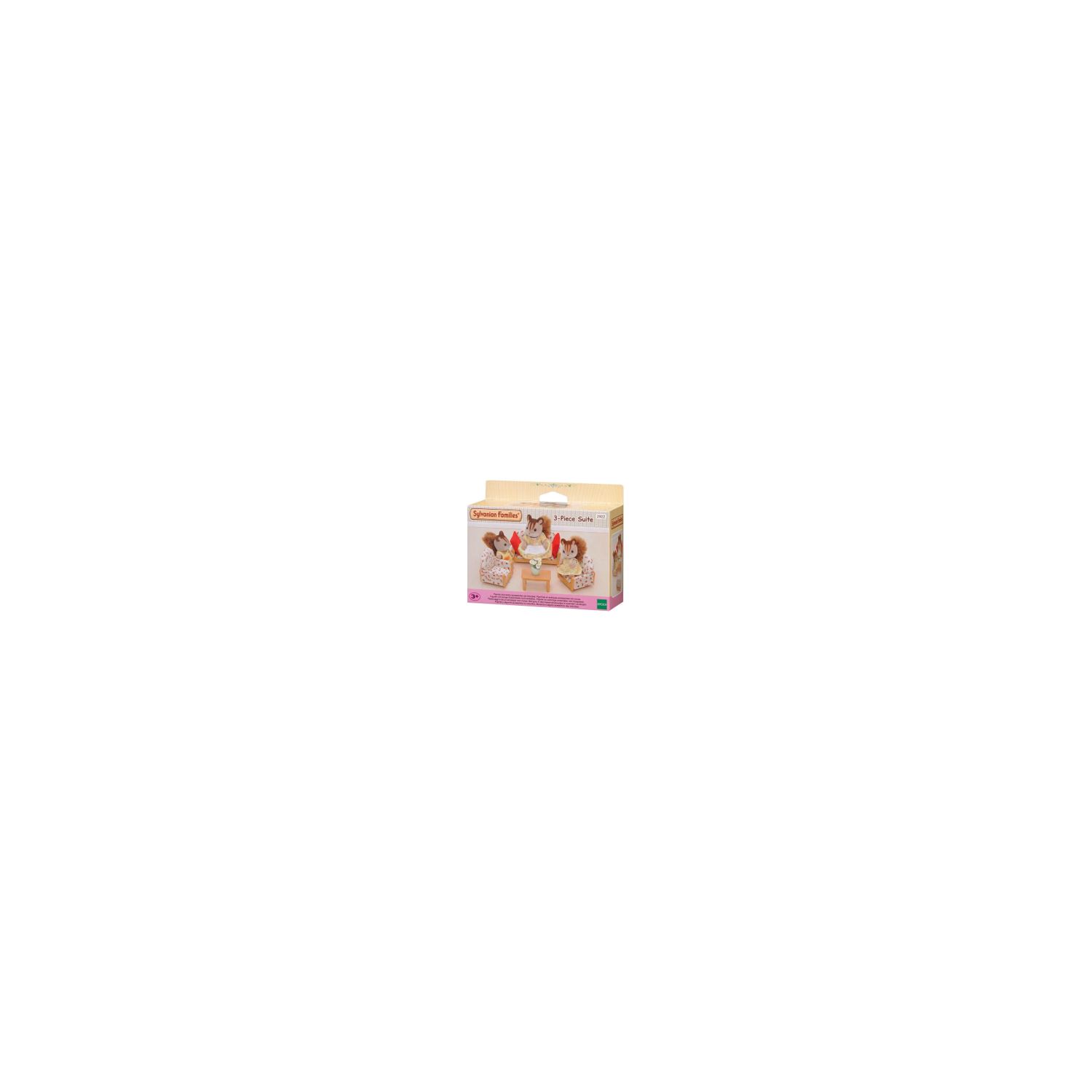 Epoch Sylvanian Families ESF4464 3-Piece Sofa Set and Coffee Table