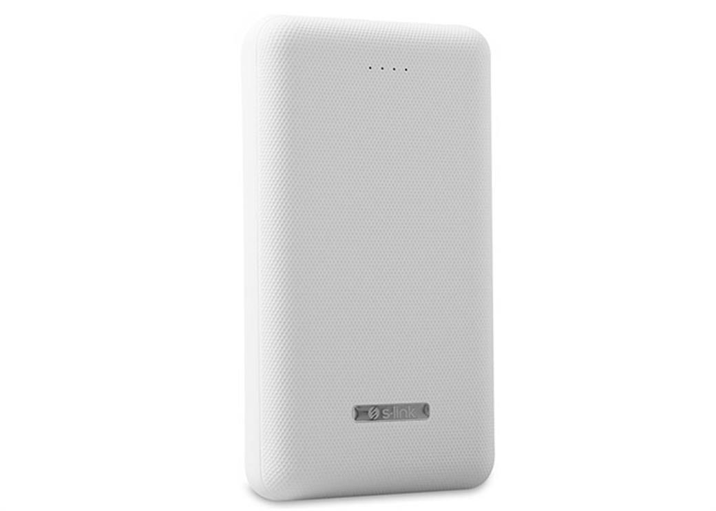 S-Link IPG23 20,000 mAh White Power Bank, 2 USB