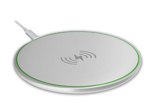 S-Link Swapp SW-CWF80 QI Sertifikalı 10W 5V/2A- 9V/1.1A Beyaz Kablosuz Şarj Cihazı