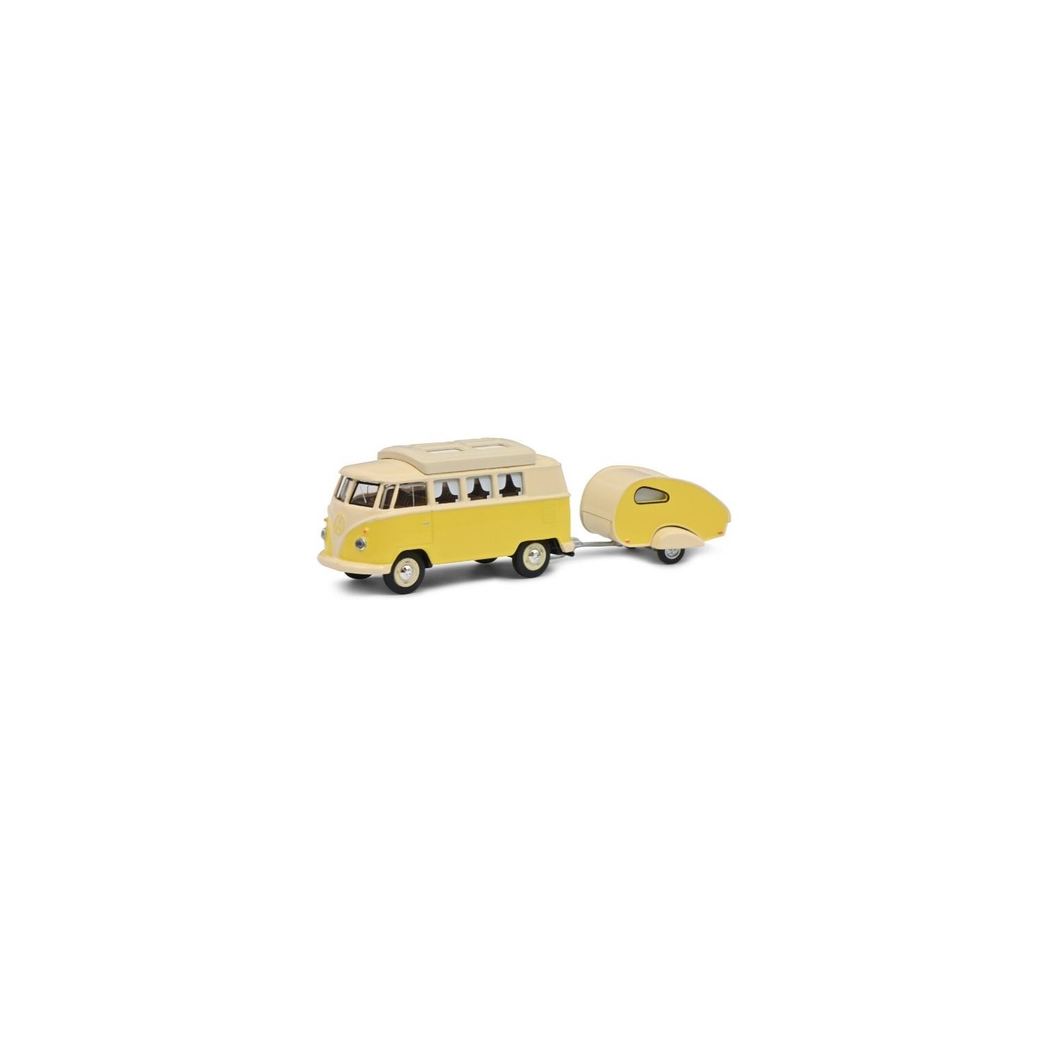 Shuco VW T1 Camper с караваном, 1:64