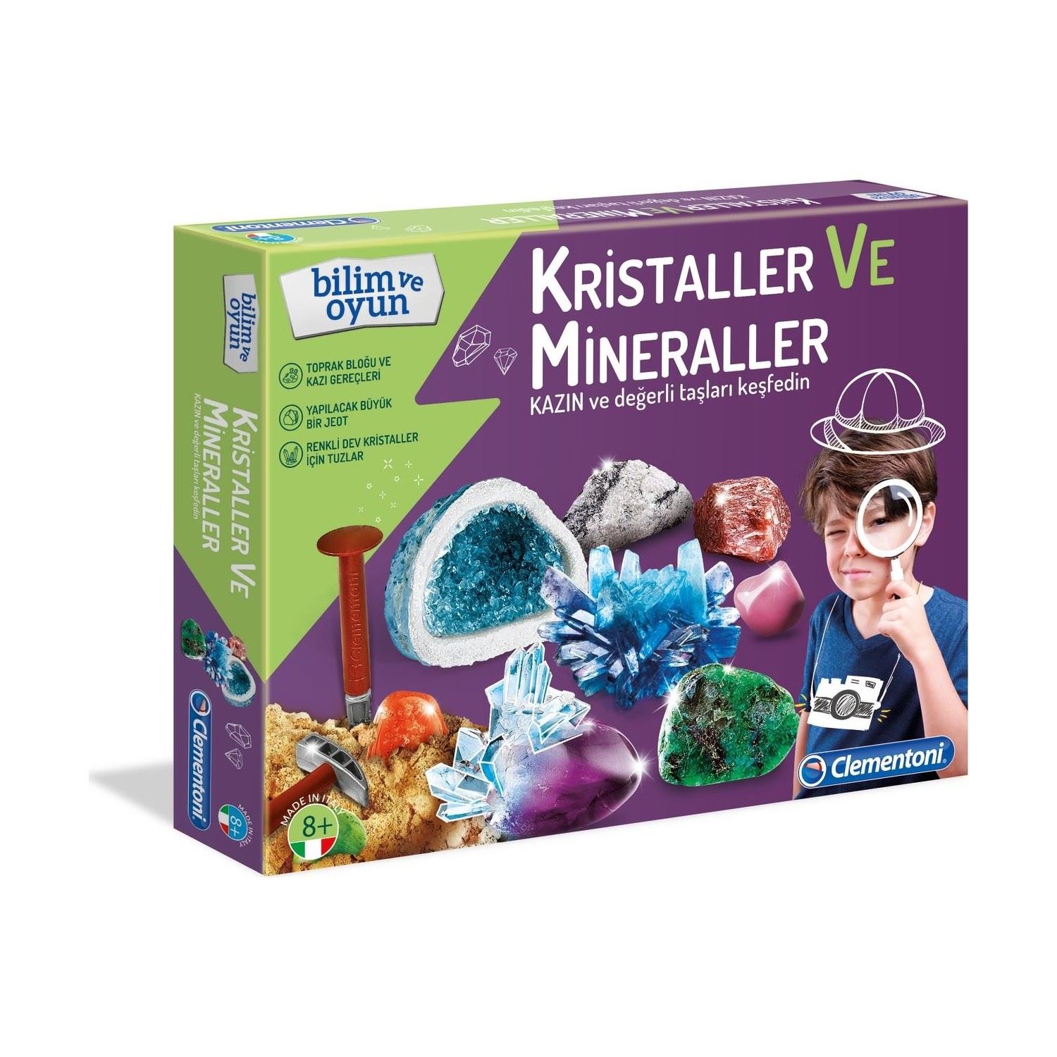 Clementoni 64964 «Кристаллы и минералы» — обучающая игрушка