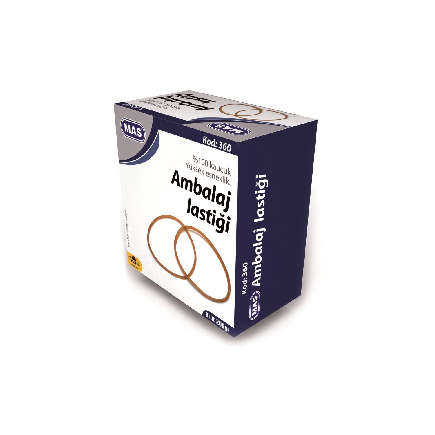 Mas Ambalaj Lastiği %100 Kauçuk 200 Gr