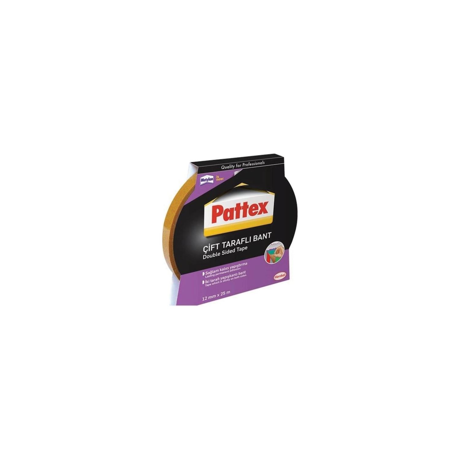 Pattex Çift Taraflı Bant 12MMx25M