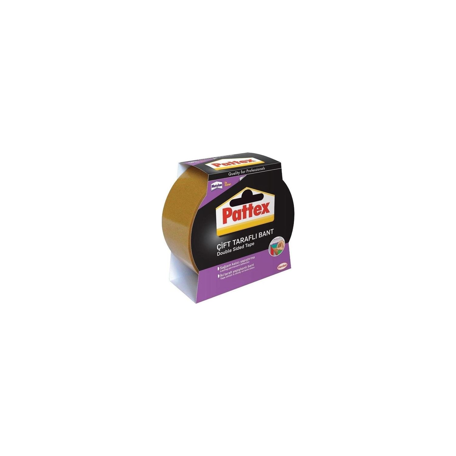 Pattex 1871244 Double-Sided Tape, 25 mm x 25 m
