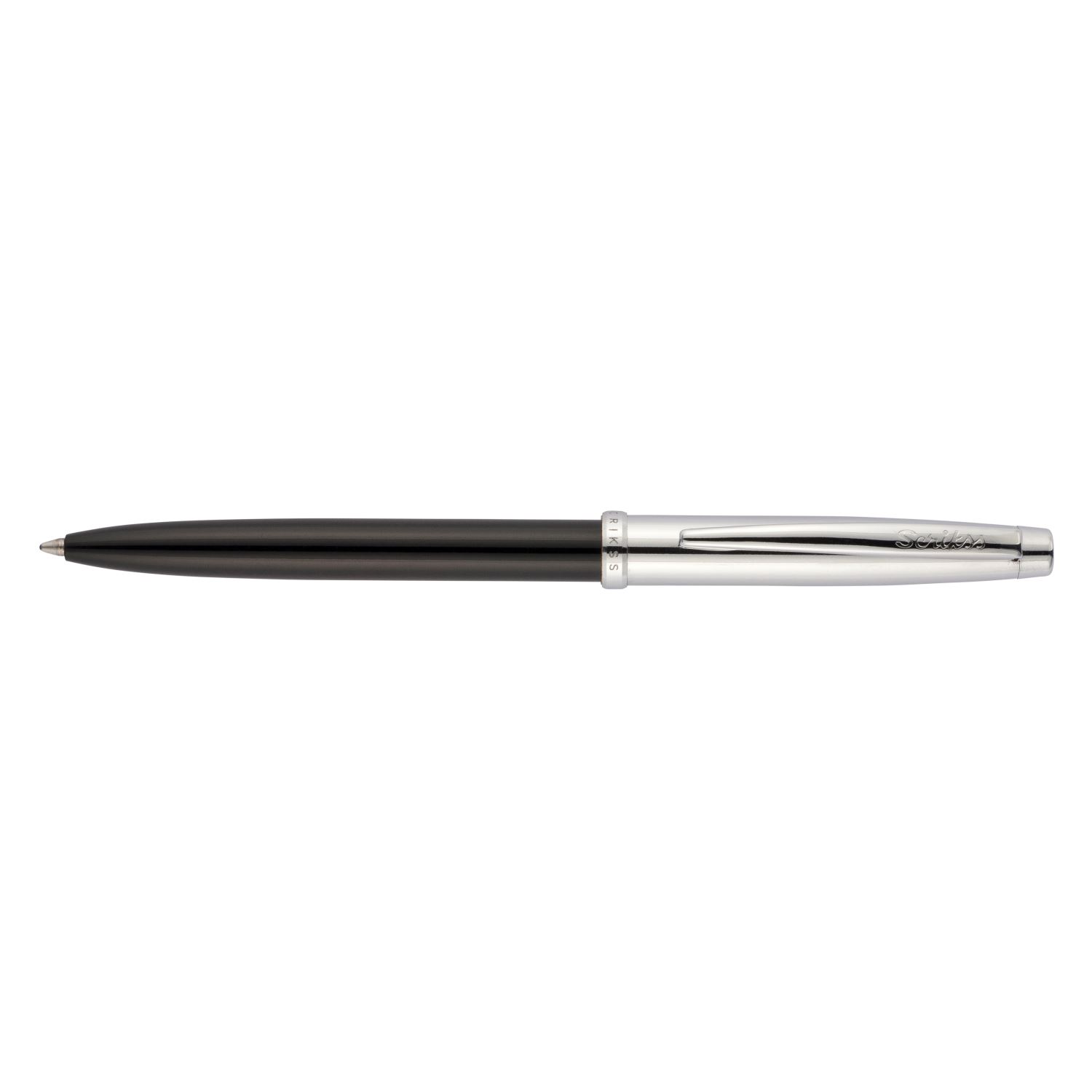 Scrikss 108 Sky, чёрная шариковая ручка
