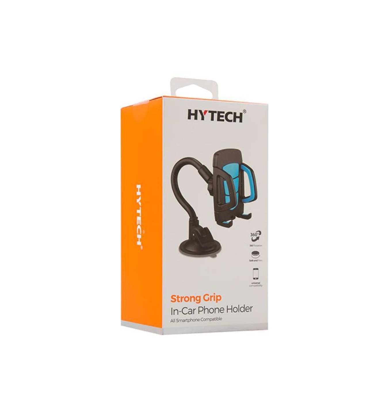 Hytech HY-XH20 360-Degree Black-Blue Suction Cup Phone Holder