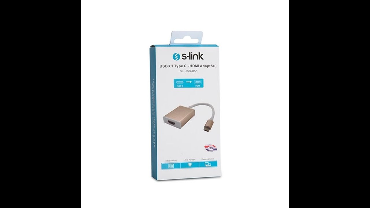S-Link SL-USB-C55 USB-C to HDMI Adapter