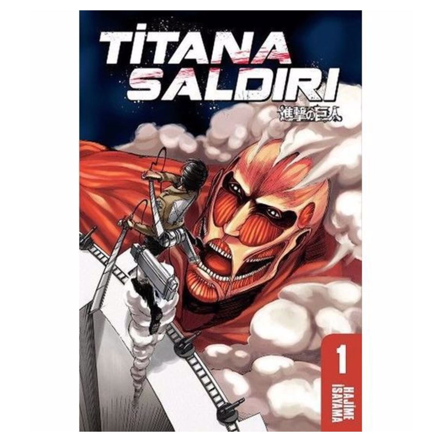 Derya Dağıtım Titana Saldırı 1. Cilt Manga Kitabı
