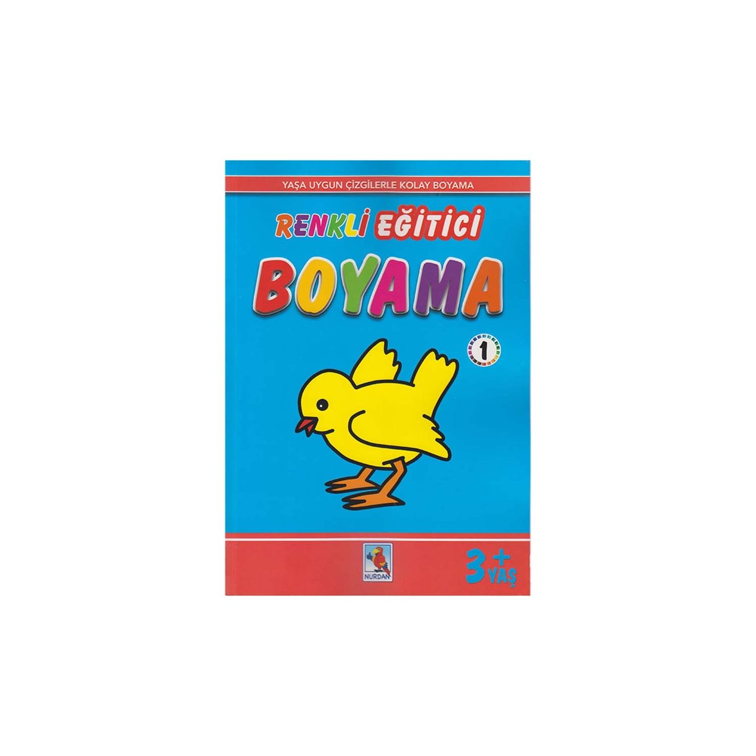 Nurdan Renkli Eğitici Boyama 3+ Yaş