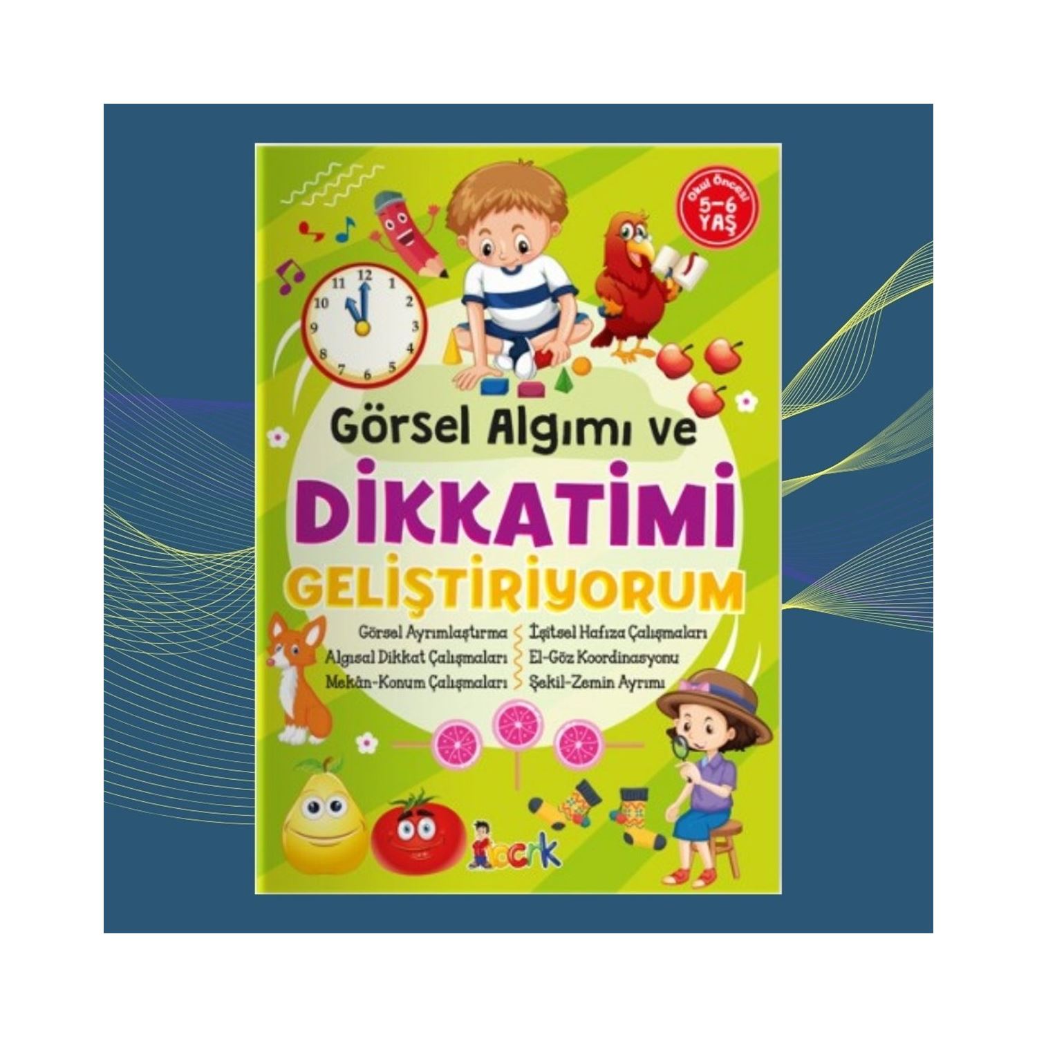 Martı Yayınları Visual Perception and Attention Activity Book, Ages 5–6