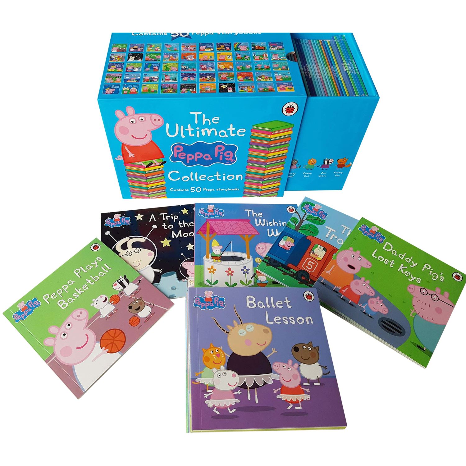Penguin Readers The Ultimate Peppa Pig Collection, набор из 50 детских книг