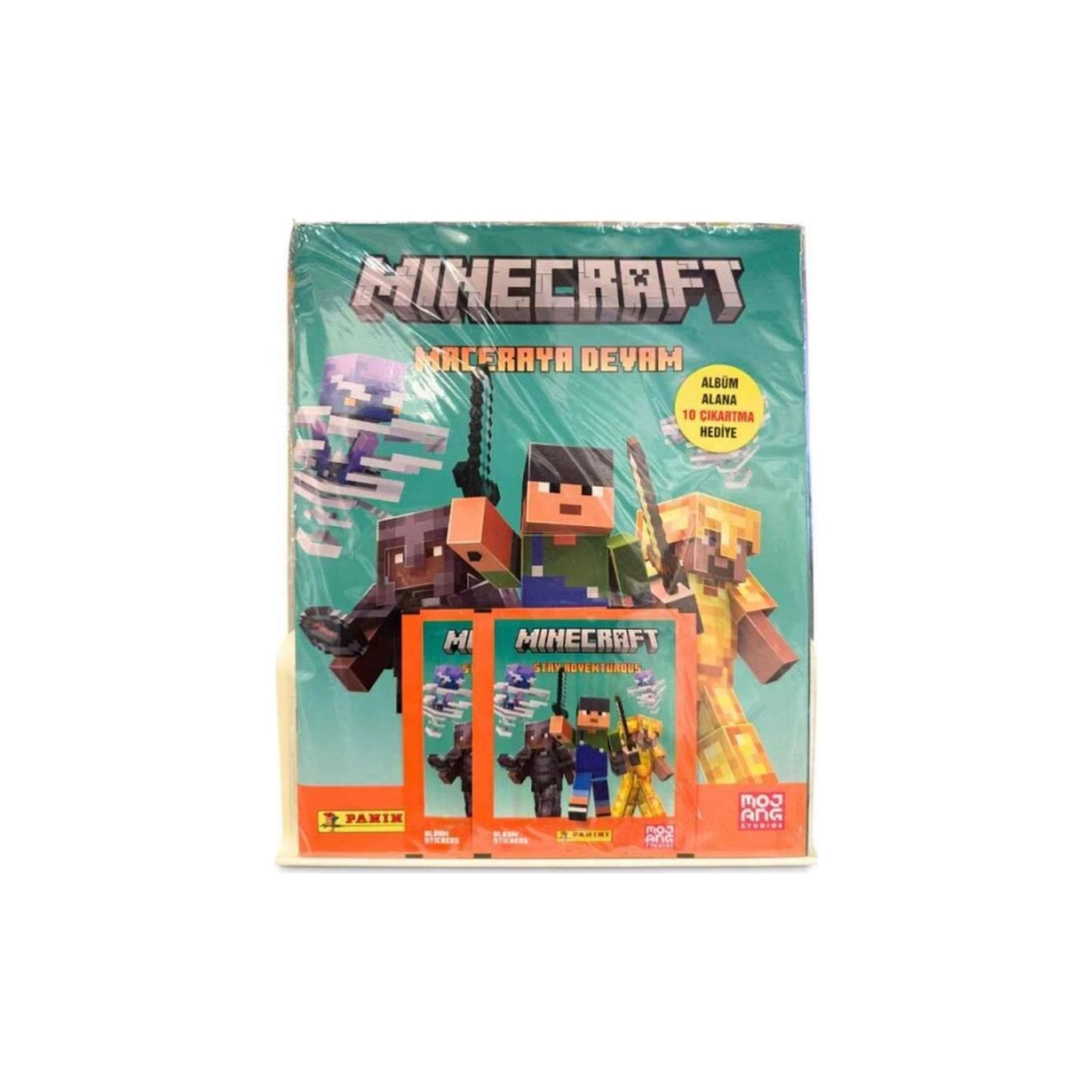 Panini Minecraft Stay Adventures — альбом для наклеек